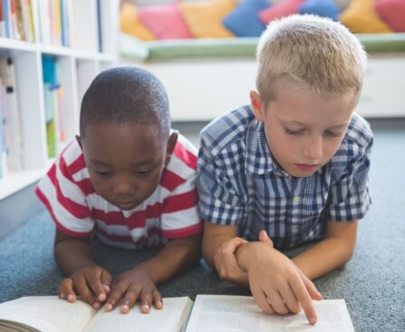 two children learning to read science of learning